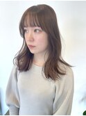 ナチュラル自然なヘアスタイル