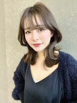 レーヴバイロンド 仙台(Reve by Lond)&nbsp;レイヤーカット髪質改善オリーブグレー小顔前髪カット仙台艶髪