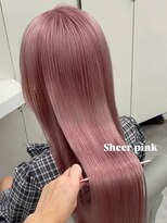 ベレーザ 渋谷(BELEZA)&nbsp;16901髪質改善バーガンディブリーチラベンダーピンクロング