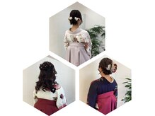 卒業式の袴着付のご予約承り中です。お問い合わせはお電話で。