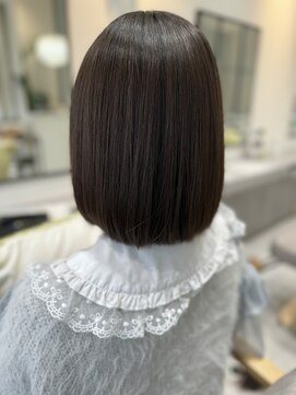 フィゼル 南堀江店(fizelle) 髪質改善ストレート　ボブ