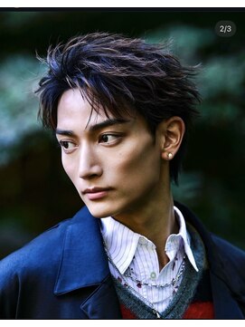 アストラ(ASTRA) MEN’S HAIR/波巻きツイストスパイラル/リバースセンターパート