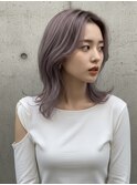 ハンサムショートタッセルボブパーマレイヤーボブハイライト