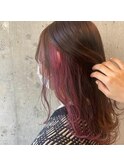 パープルインナーカラー