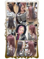 ヘアーファクトリー☆マハロ(Hair Factory☆MAHARO)&nbsp;ハーフ＆ハーフヘアカラー