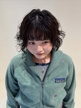 ニール 名古屋 伏見 丸の内(NEELU) ショートボブ　エアリーパーマ
