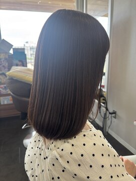 ヘアサロン フラット(Hair salon flat) キャラメルブラウン