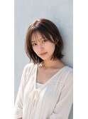 レイヤーボブ髪型20代30代40代50代前髪あり前髪なし面長丸顔越谷