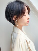オーガニック リブ 川越(organic+live) 大人ハンサムブラウンショート×30代40代◎前下がり小顔
