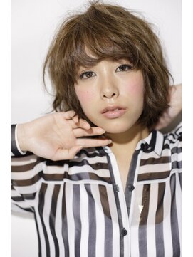 ガーデントウキョウ(GARDEN Tokyo) 大人かわいい　ニュアンス　スウィート　ボブ　小顔×ウェーブ