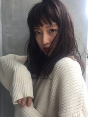 ［people］ゆるウェーブロングボブ