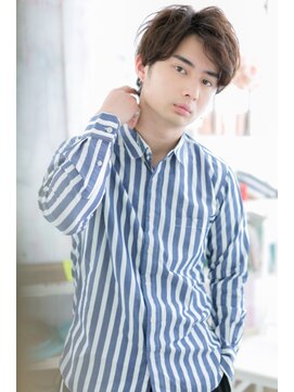 ヘアアンドビューティー ミック(Hair & Beauty miq) エッジの効いたソフトツーブロック