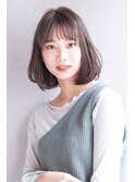 【ROJITHA】丸みグラボブ×ラベンダーアッシュ