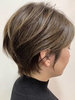 ゼストプラス(ZEST plus)&nbsp;小顔大人ショート×外国人風アッシュ