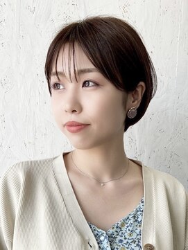 ザヘアメイクシェア(THE -HAIR MAKE SHARE-) 大人可愛い20代30代40代☆丸みくびれショート＆メイクレッスン