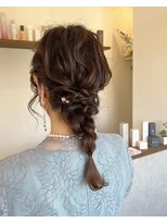 リブヘア(LiB hair)&nbsp;編みおろしアレンジ