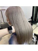 ゲーム 原宿店(GAME)&nbsp;ミルクティーベージュ/ダブルカラー/ケアブリーチ/髪質改善/原宿