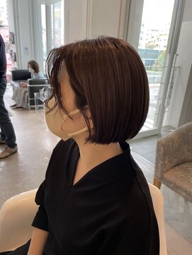 アージェガーデン(AGEE GARDEN) ボブ×白髪ぼかしハイライト