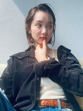 アルテ(ARTE) 【ARTE表参道/青山】顔まわりレイヤーセミロング×透明感カラー