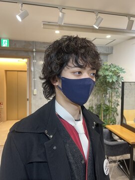 マノハル(MANOHARU) マッシュウルフ メンズパーマ