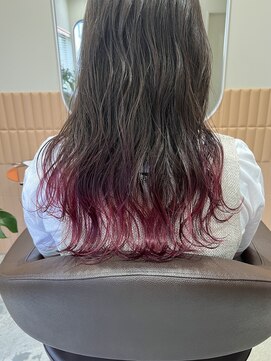 リン(Lin) 裾カラー/チェリーピンク