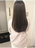 [ナチュラルシルキーストレートロングヘア]髪質改善