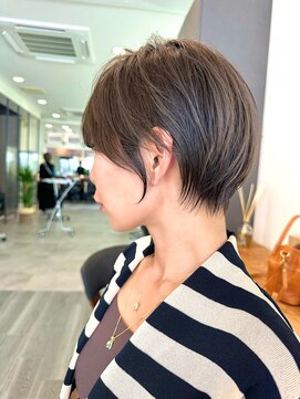 ビューエヒメ(VIEW EHIME) 大人ラフウェーブ20代30代40代ボブブラウンスウィングショート