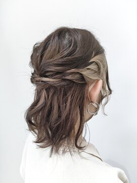 アヤラ オーガニックアンドスパ 東船橋店(AYALA) ボブハーフアップアレンジ