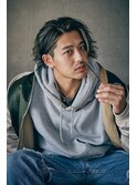 スパイラルパーマ　メンズロング