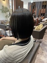 ヘアーアンドスパ フェリーチェ ミチ 野田屋町店(HAIR&SPA felice MICHI) 【feliceMICHI 豊田希美】切りっぱなしボブ
