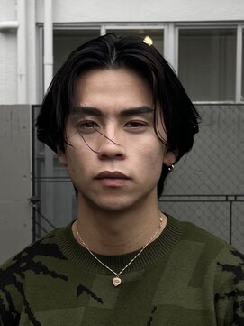 フィフス 神南(fifth) センターパートニュアンスパーマワンカールパーマコンマヘア韓国