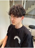 黒髪シークレットパーマ流行/ツイストスパイラル/束感パーマ