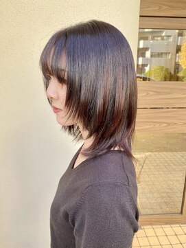 チャコレ パーチ 北千住店(Chacolle perch) ミディアム×ウルフスタイル