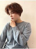 ショートボブパーマプードルパーマニュアンスパーマ