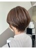 明るい白髪染め＋ハイライト（白髪ぼかし）＋似合わせカット　￥13,800～　