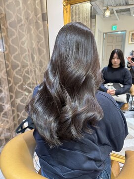 ロンドアベニール 北千住(Lond avenir) メルティカラー似合わせカットウェーブミディアムレイヤーカット