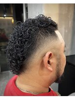 フランクスバーバーリザーブ 人形町店(FRANK’S BARBER RESERVE) マレットバーストハードパーマH