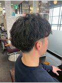 緩めツイストスパイラルパーマ波巻きパーマメンズパーマ20代30代