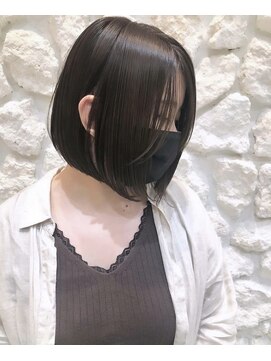 モアナ バイ ヘッドライト うるま店(Moana by HEADLIGHT) Moana【うるま】#艶髪#ボブ#韓国風#ブラウン#大人かわいい