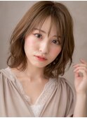 アプリコットオレンジくびれヘアミニウルフカットX志木20代30代