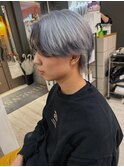 メンズダブルカラーセンターパートニュアンスパーマ【GIA】