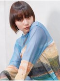 ＊コンパクトショートボブ前髪ありナチュラルブラウン＊