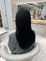 ロンドルピナス 小倉(Lond Lupinus)&nbsp;ミディアムヘア暗めカラー/デザインカラー/フェイスフレーミング