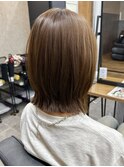 レイヤーボブ × ナチュラルベージュ【千葉優希】