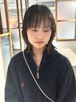 ラミエ バイ メルト 吉祥寺(lamie by melt)&nbsp;小川/フェイスフレーミングベージュくびれミディアム小顔ヘア