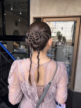 エラ(ere) カチモリヘア 結婚式ヘアセット ヘアアレンジ 参列セット