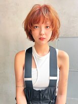 ケイト(kate)&nbsp;【kate 大宮】びびっとオレンジ×ボブパーマ