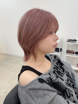 ミディアムヘア/デザインカラー/フェイスフレーミング/木更津