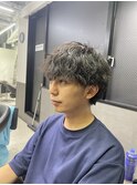自然体なカッコよさ◎カジュアルパーマ×マッシュ
