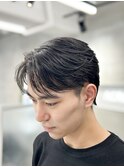 フェザーパーマ/曲がる縮毛矯正/毛流れ